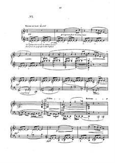 No.6 Des pas sur la neige: For piano by Claude Debussy