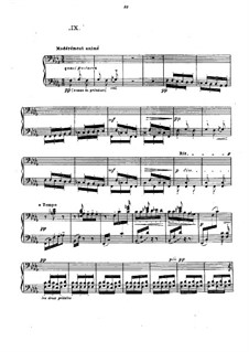 No.9 La sérénade interrompue: For piano by Claude Debussy