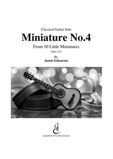10 Little Miniatures, Op.122: Miniature No.4 by Jamal Zohourian