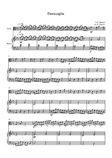 10 Easy Classical Pieces for Viola and Piano Vol.3: Passacaglia by Edward MacDowell, Johann Strauss (Sohn), Johannes Brahms, Georg Friedrich Händel, Felix Mendelssohn-Bartholdy, Robert Schumann, Muzio Clementi, Giuseppe Verdi, Anton Rubinstein, Johan Halvorsen