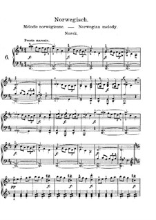 Lyric Pieces, Op.12: No.6 Norwegian Melody by Edvard Grieg