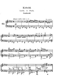 Lyric Pieces, Op.71: No.3 Puck by Edvard Grieg