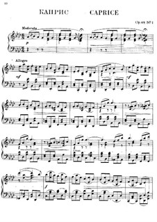 Five Pieces, Op.69: No.1 Caprice by Anton Rubinstein
