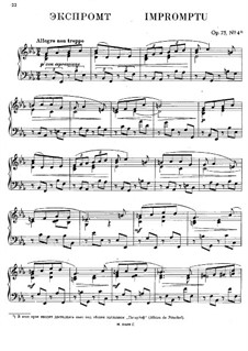 Album de Peterhof, Op.75: No.4 Impromptu by Anton Rubinstein