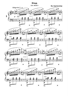 No.1: For piano by Johann Friedrich Burgmüller