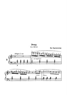 No.3: For piano by Johann Friedrich Burgmüller