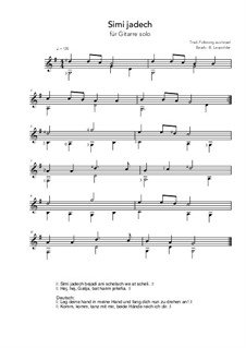 Simi jadech: Simi jadech by folklore