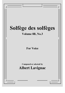 Volume 8B: No.3 by Albert Lavignac