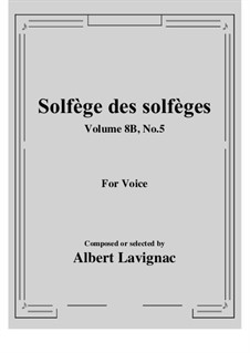 Volume 8B: No.5 by Albert Lavignac