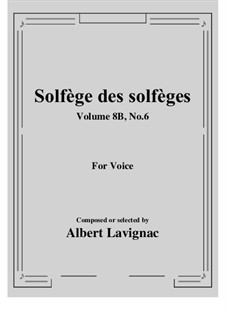 Volume 8B: No.6 by Albert Lavignac