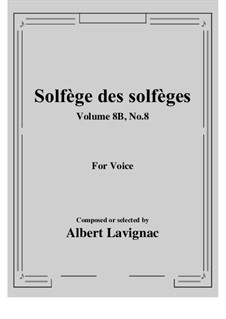 Volume 8B: No.8 by Albert Lavignac