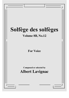 Volume 8B: No.12 by Albert Lavignac