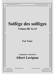 Volume 8B: No.15 by Albert Lavignac