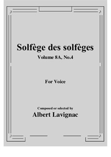 Volume 8A: No.4 by Albert Lavignac