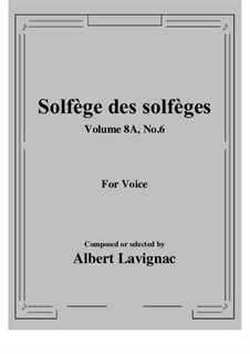 Volume 8A: No.6 by Albert Lavignac