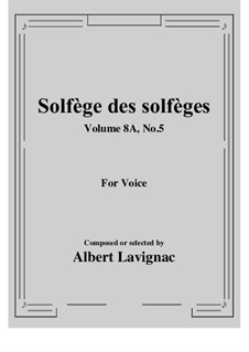 Volume 8A: No.5 by Albert Lavignac