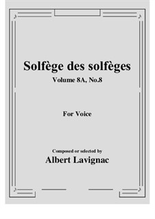Volume 8A: No.8 by Albert Lavignac