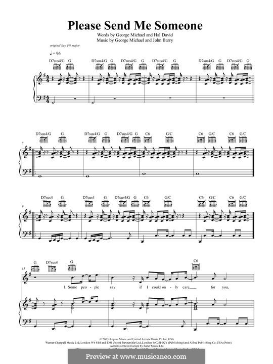 Please Send Me Someone: Please Send Me Someone by George Michael, John Barry