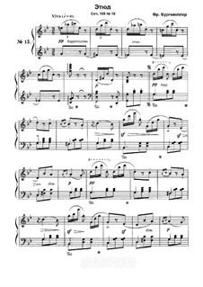 Etude No.15: For piano by Johann Friedrich Burgmüller