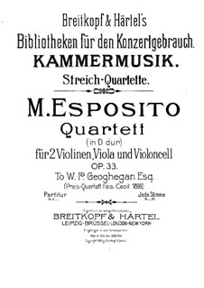 String Quartet in D Major, Op.33: Violin I part by Michele Esposito