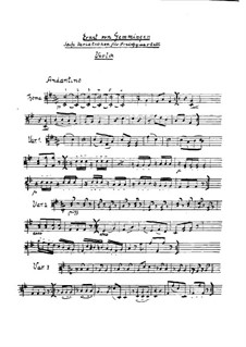 Six Variations on an Original Theme for String Quartet: Viola part by Ernst von Gemmingen
