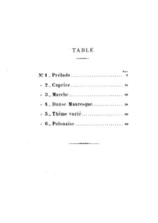 Six Pieces for Piano Four Hands, Op.59: Pieces No.1-3 by Louis Théodore Gouvy