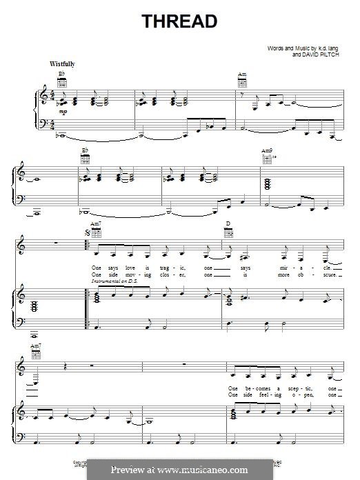 Thread: Thread by k.d. lang
