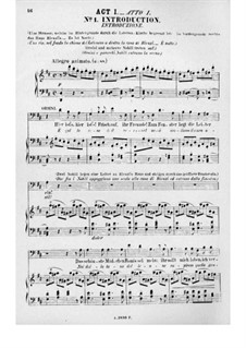 Rienzi, the Last of the Tribunes, WWV 49: Act I. Arrangement for voices and piano by Richard Wagner