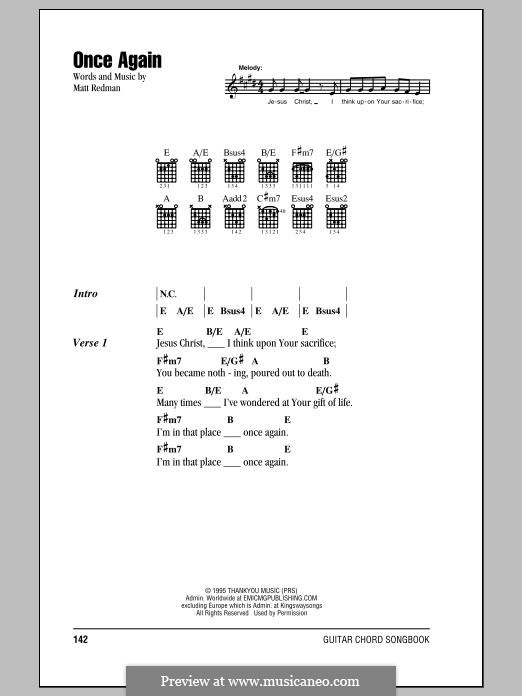 Once Again: For guitar with tab by Matt Redman