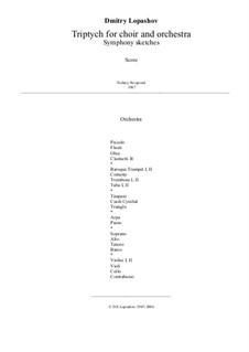 Triptych: For choir and orchestra by Jimmy Lopes