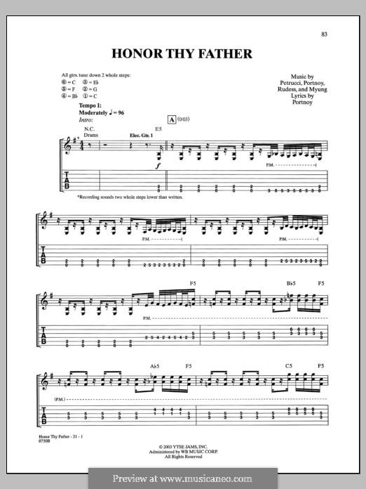 Honor Thy Father (Dream Theater): Honor Thy Father (Dream Theater) by John Petrucci