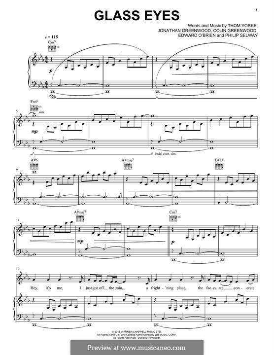 Glass Eyes (Radiohead) by C. Greenwood, E. O'Brien, Jonny Greenwood, P