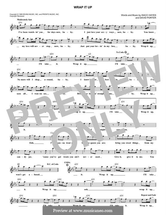 Wrap It Up: For keyboard by David Porter, Isaac Hayes