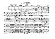 Complete Symphony: Version for piano four hands by Ludwig van Beethoven