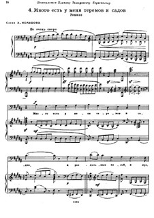 I Have Many Palaces and Gardens: For voice and piano by Modest Mussorgsky