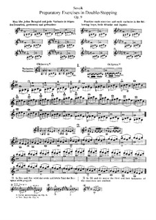 Preparatory Exercises in Double-Stopping for Violin, Op.9: Preparatory Exercises in Double-Stopping for Violin by Otakar Ševčík