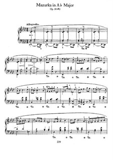 Mazurkas, Op.50: No.2 in A Flat Major by Frédéric Chopin