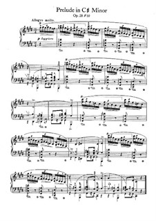 No.10 in C Sharp Minor: For piano by Frédéric Chopin