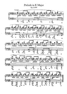 No.9 in E Major: For piano by Frédéric Chopin
