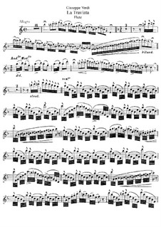 Fantasia on Themes from 'La Traviata' by Verdi, Op.248: Flute part by Emmanuele Krakamp