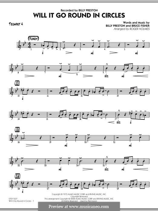 Will It Go Round in Circles (Billy Preston) by B. Fisher on MusicaNeo