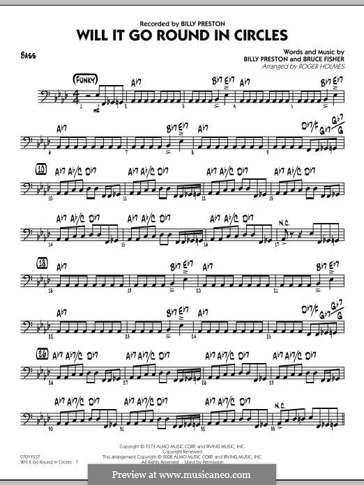 Will It Go Round in Circles (Billy Preston) by B. Fisher on MusicaNeo