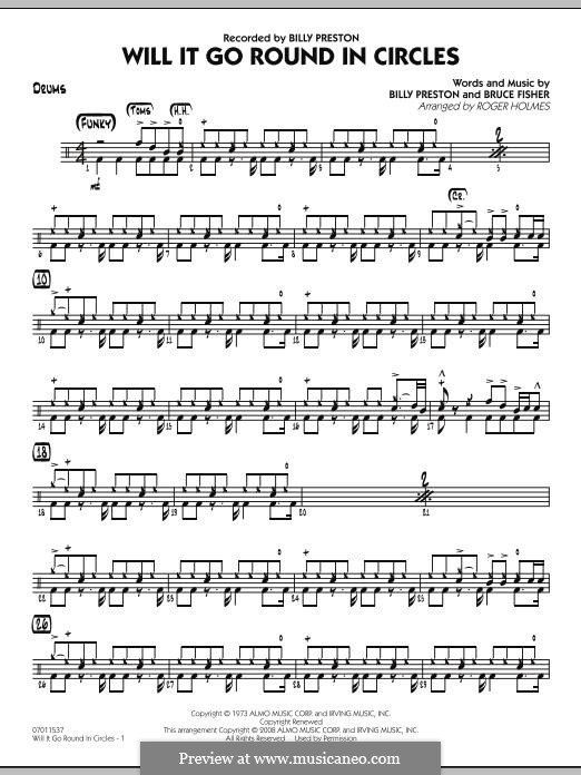 Will It Go Round in Circles (Billy Preston) by B. Fisher on MusicaNeo