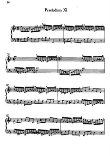 Prelude and Fugue No.11 in F Major, BWV 856: For piano (Edition by Kreuz) by Johann Sebastian Bach