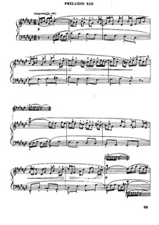 Prelude and Fugue No.13 in F Sharp Major, BWV 858: Edition by Mugellini by Johann Sebastian Bach