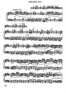 Prelude and Fugue No.18 in G Sharp Minor, BWV 887: For piano (Edition by Mugellini) by Johann Sebastian Bach