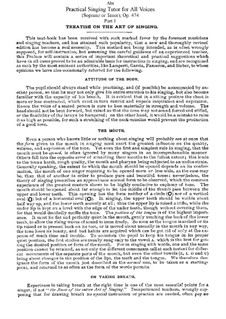 Practical Singing Tutor for All Voices, Op.474: Singing Tutor for Soprano or Tenor. Movement I by Franz Wilhelm Abt