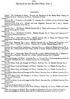 Method for the Boehm Flute: Part I by Friedrich Wieck