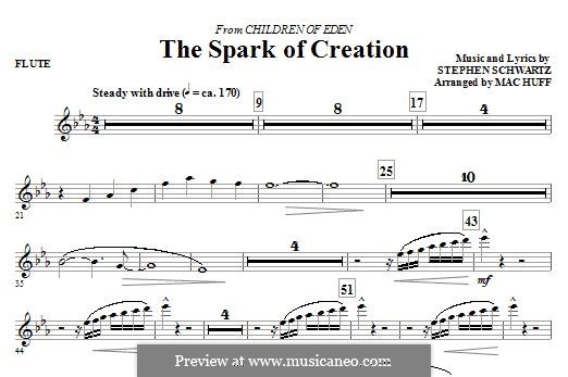 The Spark of Creation (from Children of Eden): Flute part by Stephen Schwartz