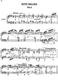 Twenty-Four Characteristic Pieces, Op.36: No.4 Petite Ballade (Little Ballade) by Anton Arensky